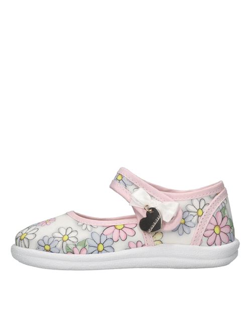 Ballerine in tessuto MONNALISA | 83E013 5672 9990BIANCO-MULTICOLOR